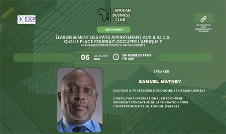 Africarrière -  Echanges avec le Dr Samuel MATHEY